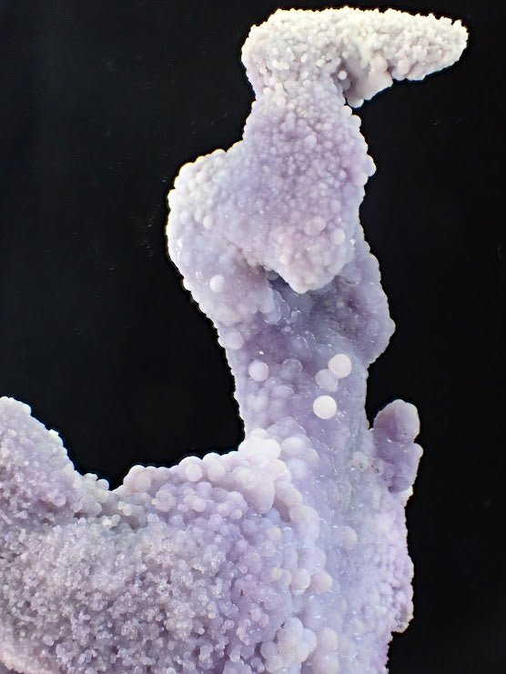 The Dancer – Grape Agate on Custom Mount - Batu Manakarra Mine - Legacy Crystals and Minerals
