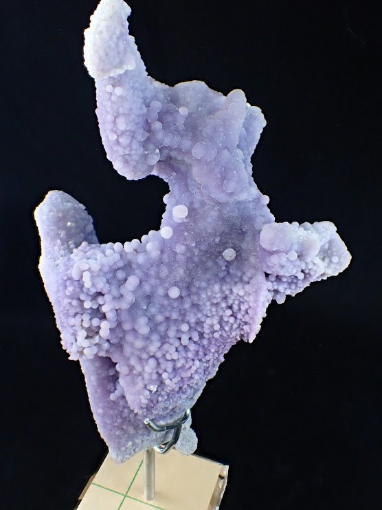 The Dancer – Grape Agate on Custom Mount - Batu Manakarra Mine - Legacy Crystals and Minerals