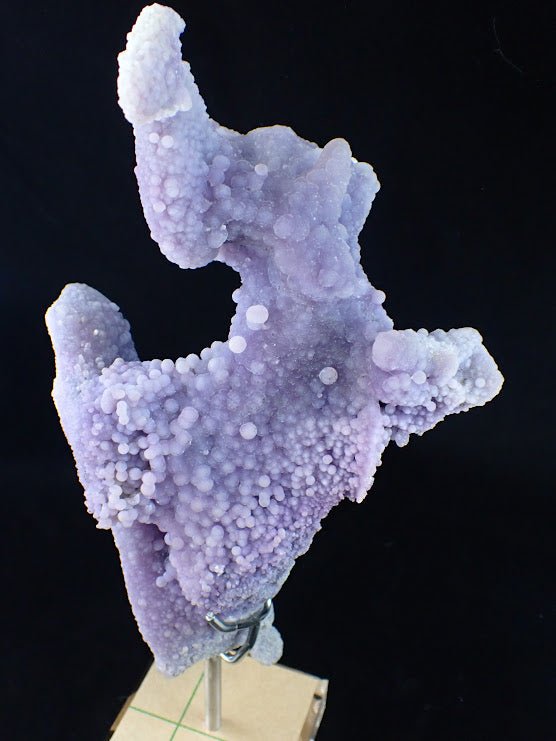 The Dancer – Grape Agate on Custom Mount - Batu Manakarra Mine - Legacy Crystals and Minerals