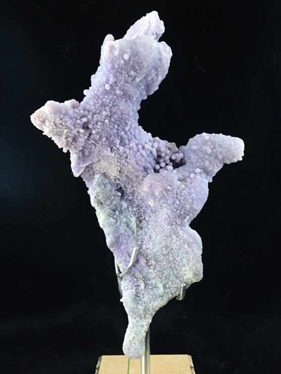 The Dancer – Grape Agate on Custom Mount - Batu Manakarra Mine - Legacy Crystals and Minerals