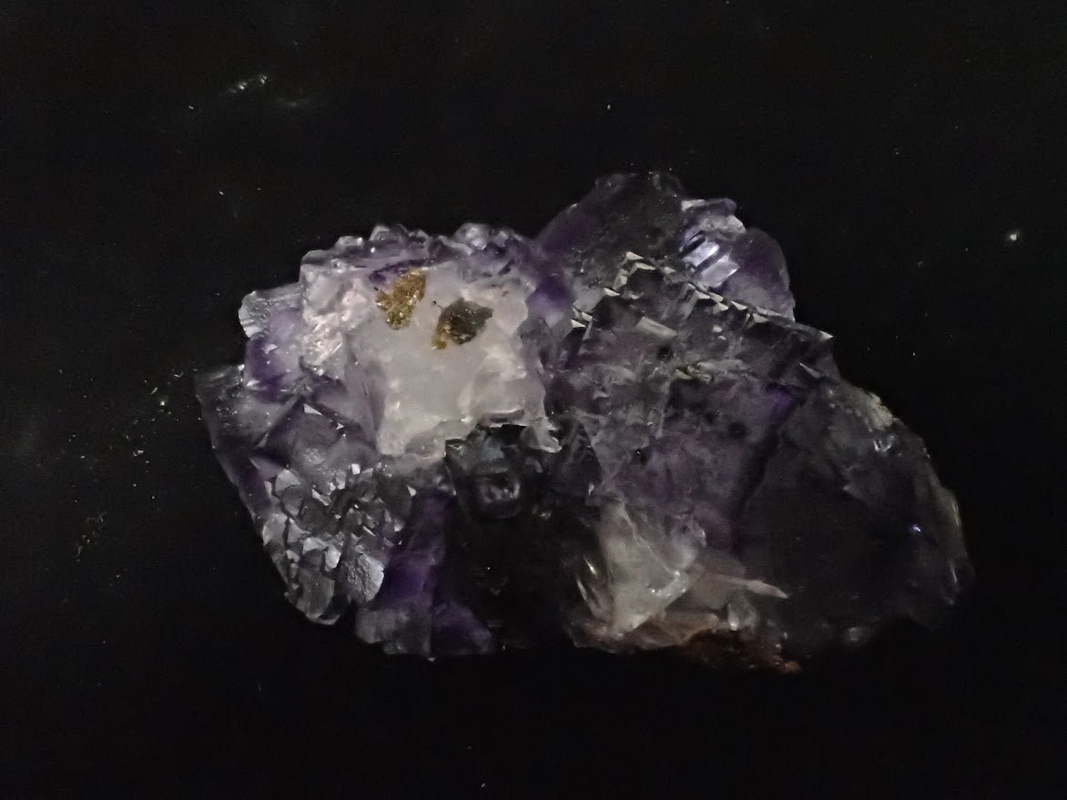 Violet Fluorite with Sphalerite – Elmwood Mine, Tennessee, USA - Legacy Crystals and Minerals