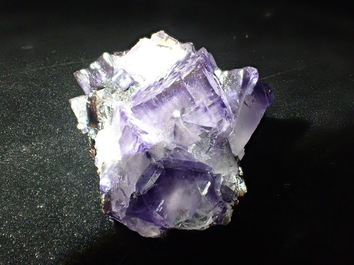 Violet Fluorite with Sphalerite – Elmwood Mine, Tennessee, USA - Legacy Crystals and Minerals