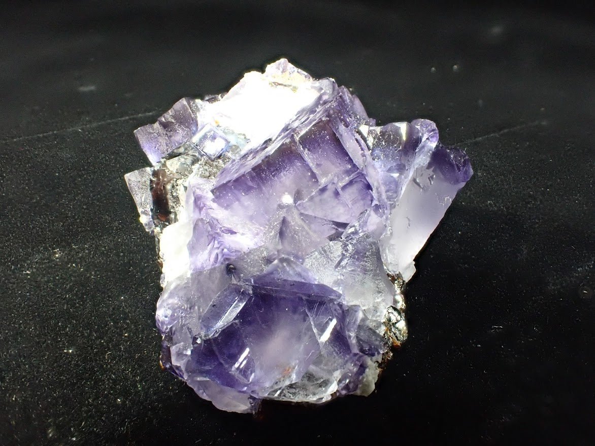 Violet Fluorite with Sphalerite – Elmwood Mine, Tennessee, USA - Legacy Crystals and Minerals