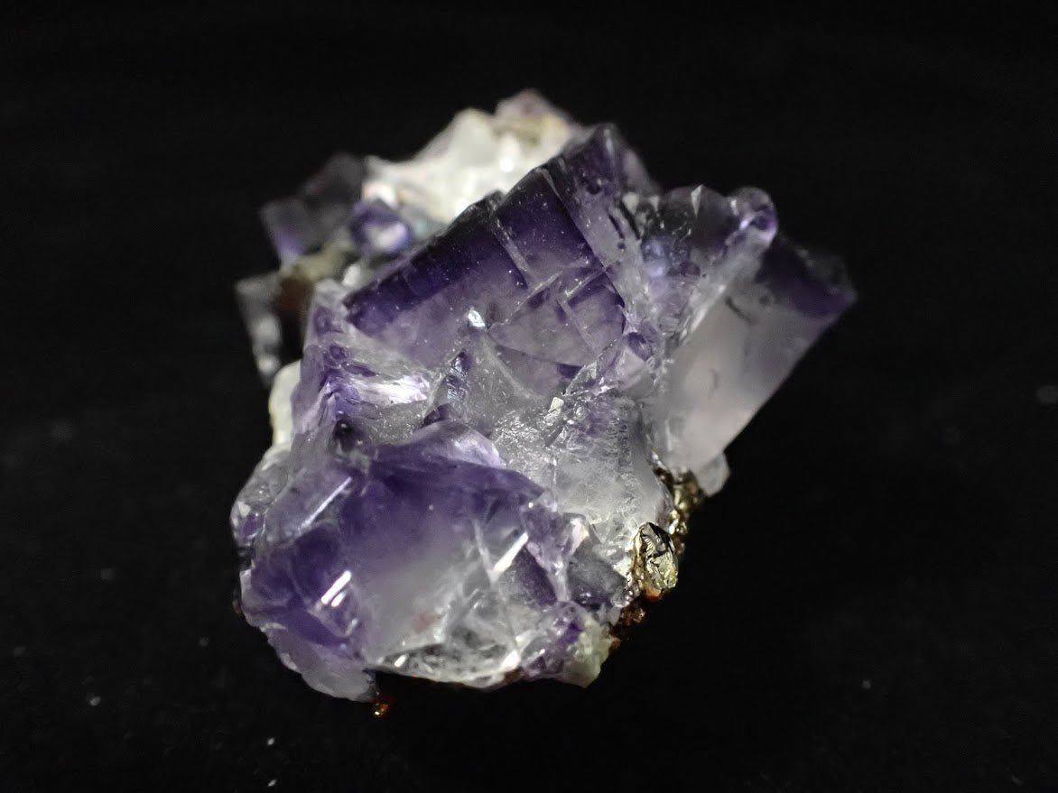 Violet Fluorite with Sphalerite – Elmwood Mine, Tennessee, USA - Legacy Crystals and Minerals