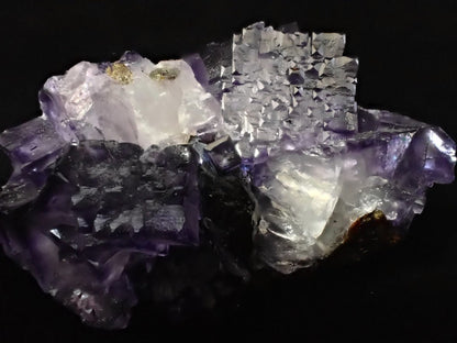 Violet Fluorite with Sphalerite – Elmwood Mine, Tennessee, USA - Legacy Crystals and Minerals
