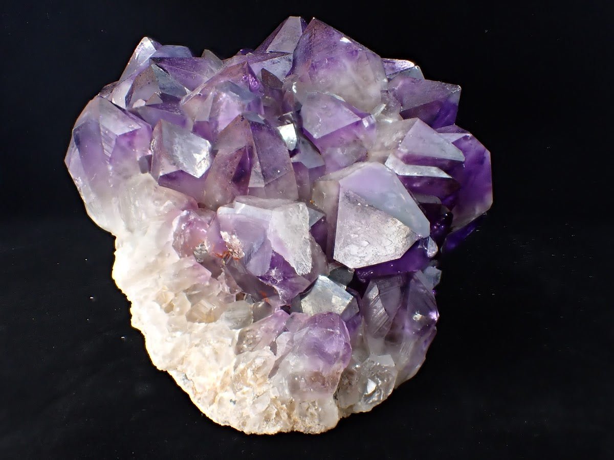 XL Amethyst Cluster with Phantom Zoning – Congo 23 lbs, 12.5" x 9" - Legacy Crystals and Minerals