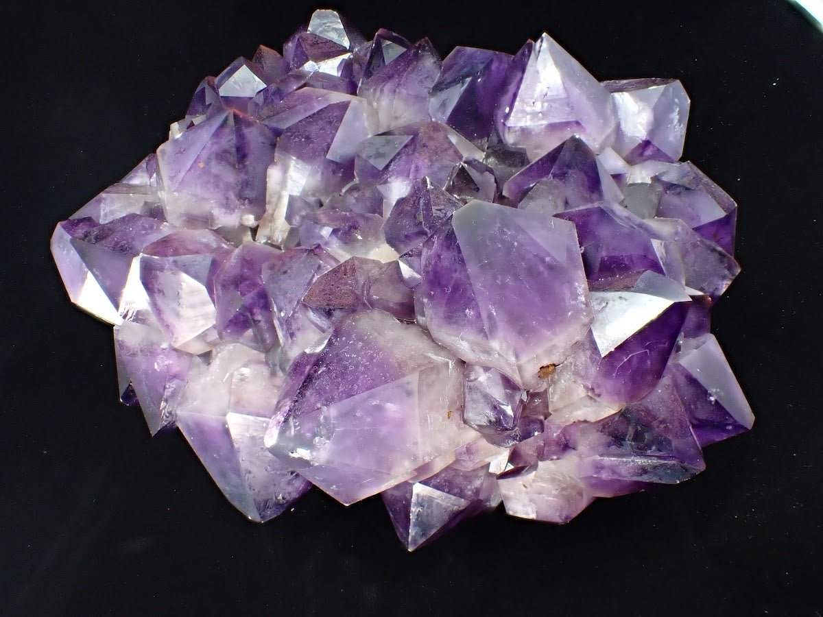 XL Amethyst Cluster with Phantom Zoning – Congo 23 lbs, 12.5" x 9" - Legacy Crystals and Minerals