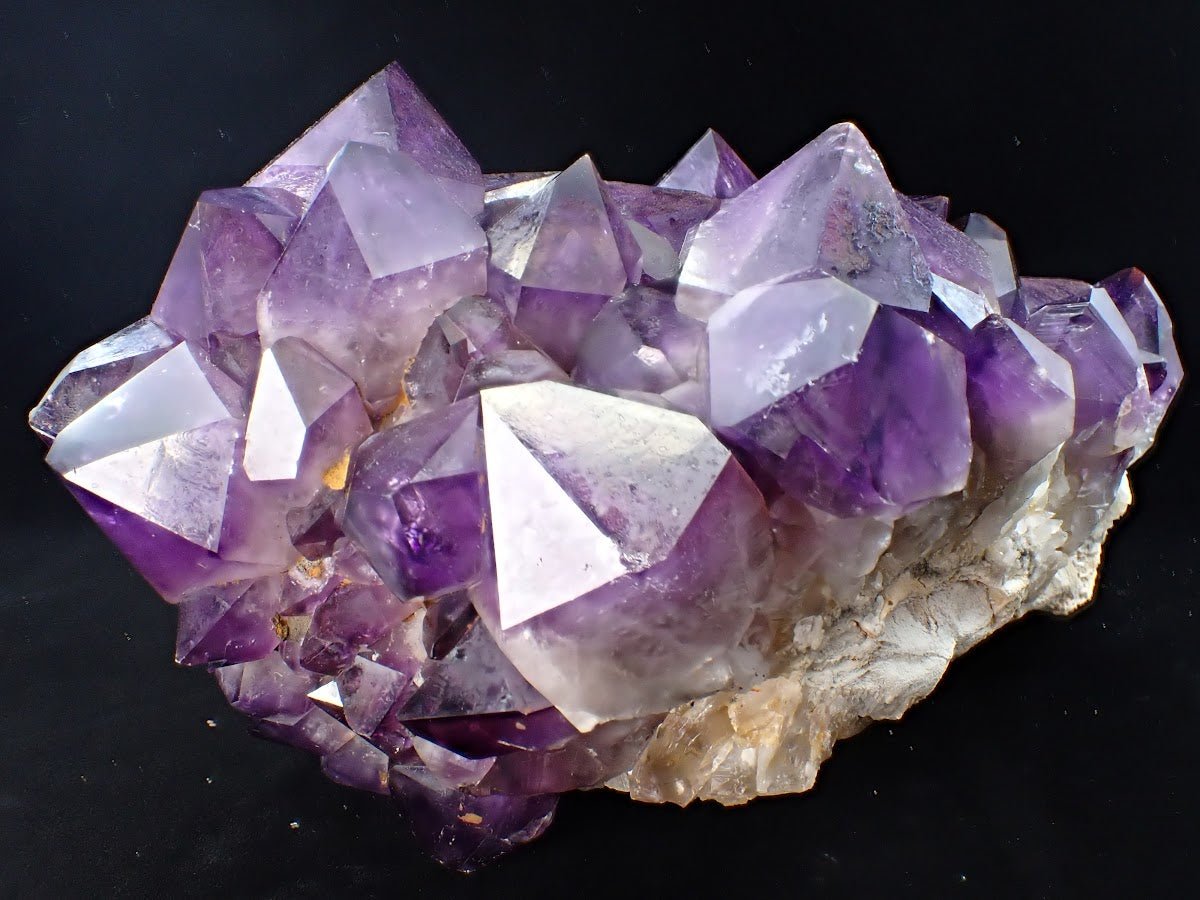 XL Amethyst Cluster with Phantom Zoning – Congo 23 lbs, 12.5" x 9" - Legacy Crystals and Minerals