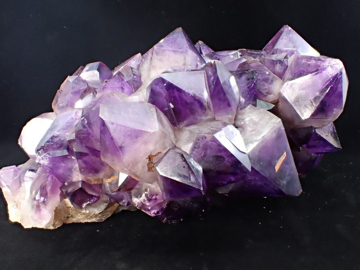 XL Amethyst Cluster with Phantom Zoning – Congo 23 lbs, 12.5" x 9" - Legacy Crystals and Minerals