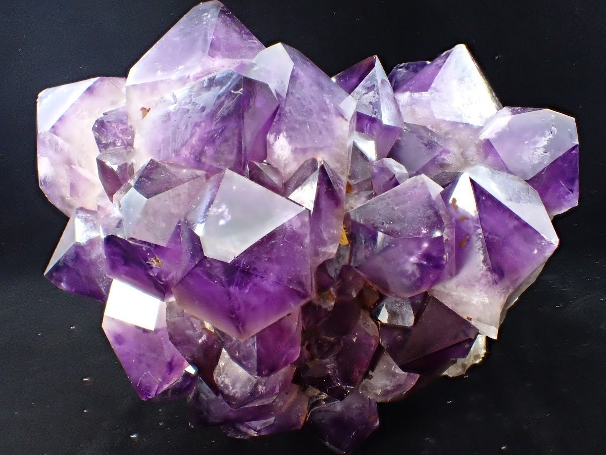 XL Amethyst Cluster with Phantom Zoning – Congo 23 lbs, 12.5" x 9" - Legacy Crystals and Minerals