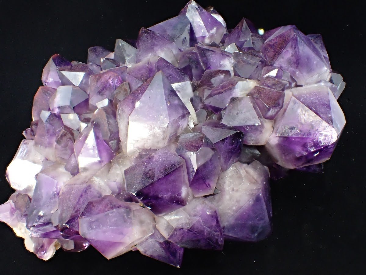 XL Amethyst Cluster with Phantom Zoning – Congo 23 lbs, 12.5" x 9" - Legacy Crystals and Minerals