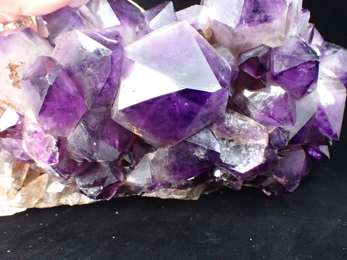XL Amethyst Cluster with Phantom Zoning – Congo 23 lbs, 12.5" x 9" - Legacy Crystals and Minerals
