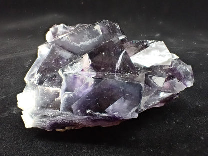 Yindu Fluorite with Deep Violet Cubes and UV Fluorescence – Yindu Mine, Inner Mongolia, China - Legacy Crystals and Minerals