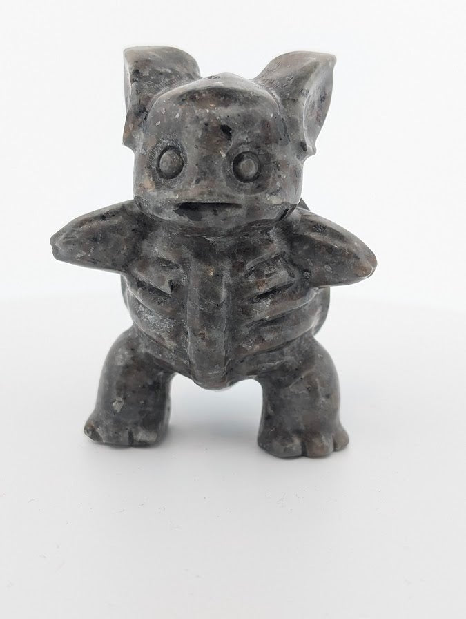 Yooperlite Pokémon‑Inspired Carvings — UV Fluorescent Crystal Figures (2.25–2.75 in, 110–295 g) - Legacy Crystals and Minerals